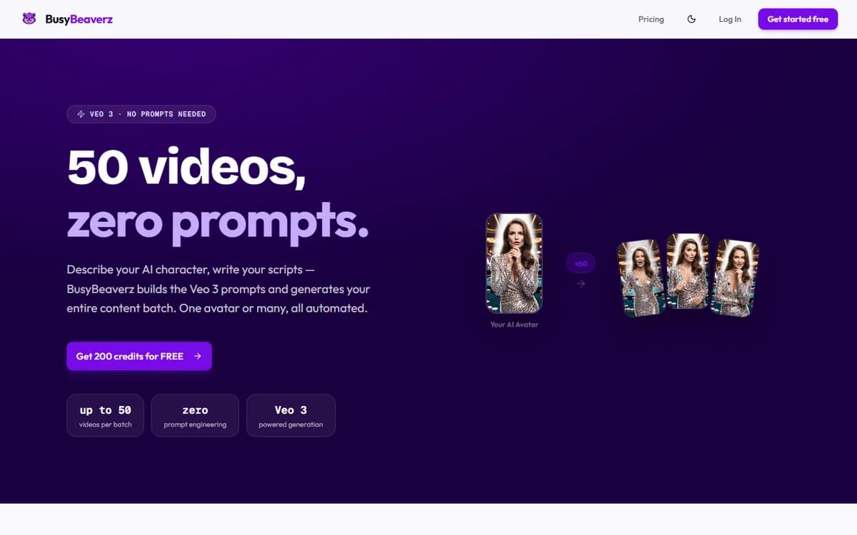 The BusyBeaverz homepage