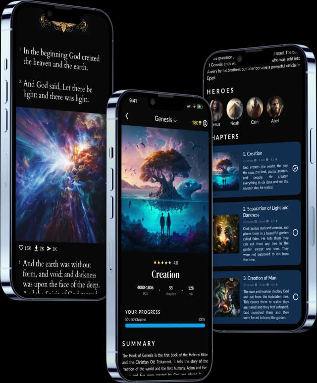 Read the Bible with AI-generated images